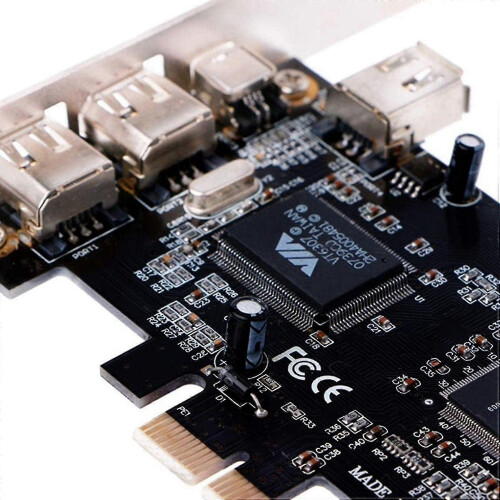 Placa PCIe Firewire, PC+Metal, 400/200/100Mbps, Plug and Play 2