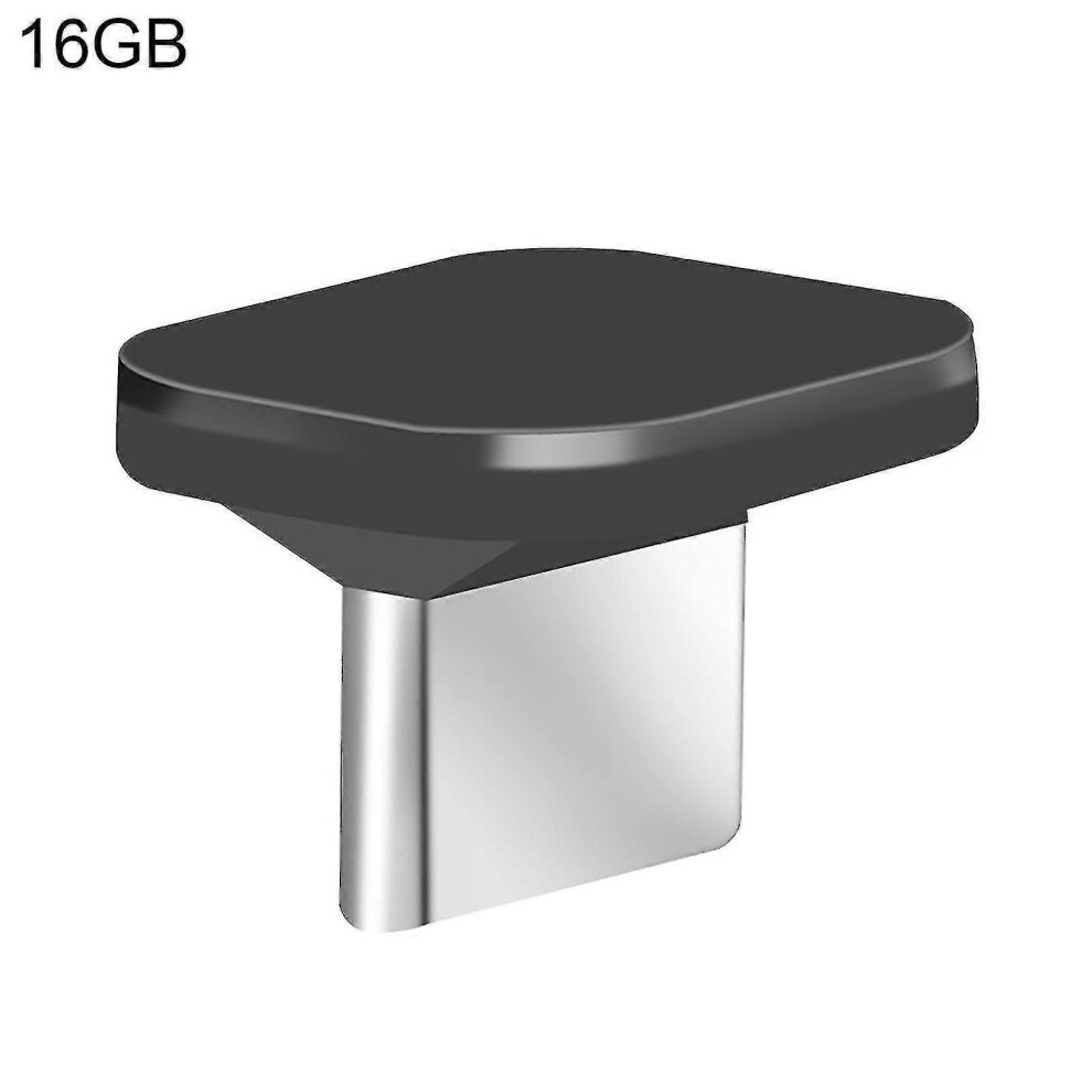 Usb Flash Drive 16Gb Metal/Label Dual Styles Plug And Play Black 6901508042353