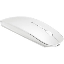 Wireless Bluetooth-Maus Version 4.0 Weiß Optischer Chip 450mAh-Akku 8-Minuten-Schlafmodus