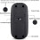 Wireless Bluetooth Mouse Suitable for Multi-System Devices Black 3DPI Settings Automatic Sleep Energy Saving 3