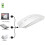Wireless Bluetooth Mouse Version 4.0 White Optical Chip 450mAh Battery 8-Minute Sleep Mode 5