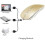 Wireless Bluetooth Mouse Version 4.0 Compatible with Multiple Systems Optical Chip 1600DPI Slim Design Gold 4