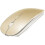 Wireless Bluetooth Mouse Version 4.0 Compatible with Multiple Systems Optical Chip 1600DPI Slim Design Gold 1