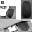 Wireless Bluetooth Mouse Suitable for Multi-System Devices Black 3DPI Settings Automatic Sleep Energy Saving 2