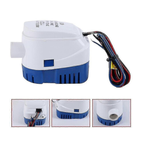 Bomba Submersível Automática 12V 1100GPH para Cais de Barco