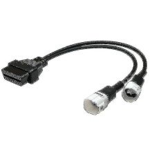 OBD2 Diagnostic Cable, Motorcycle 3-pin + 4-pin 2-in-1 Adapter, 3-4PIN Adapter Cable, Fault Code Scanning