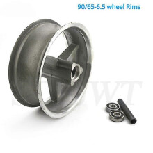 Wielnaaf, 90/65-6.5 Voorwiel, 6.5 Inch Aluminiumlegering voor Mini Crossfiets Elektrische Scooter