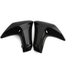 Motorcycle Radiator Cover, 1 paar, compatibel met ER6N 2012-2016 (Glanszwart)