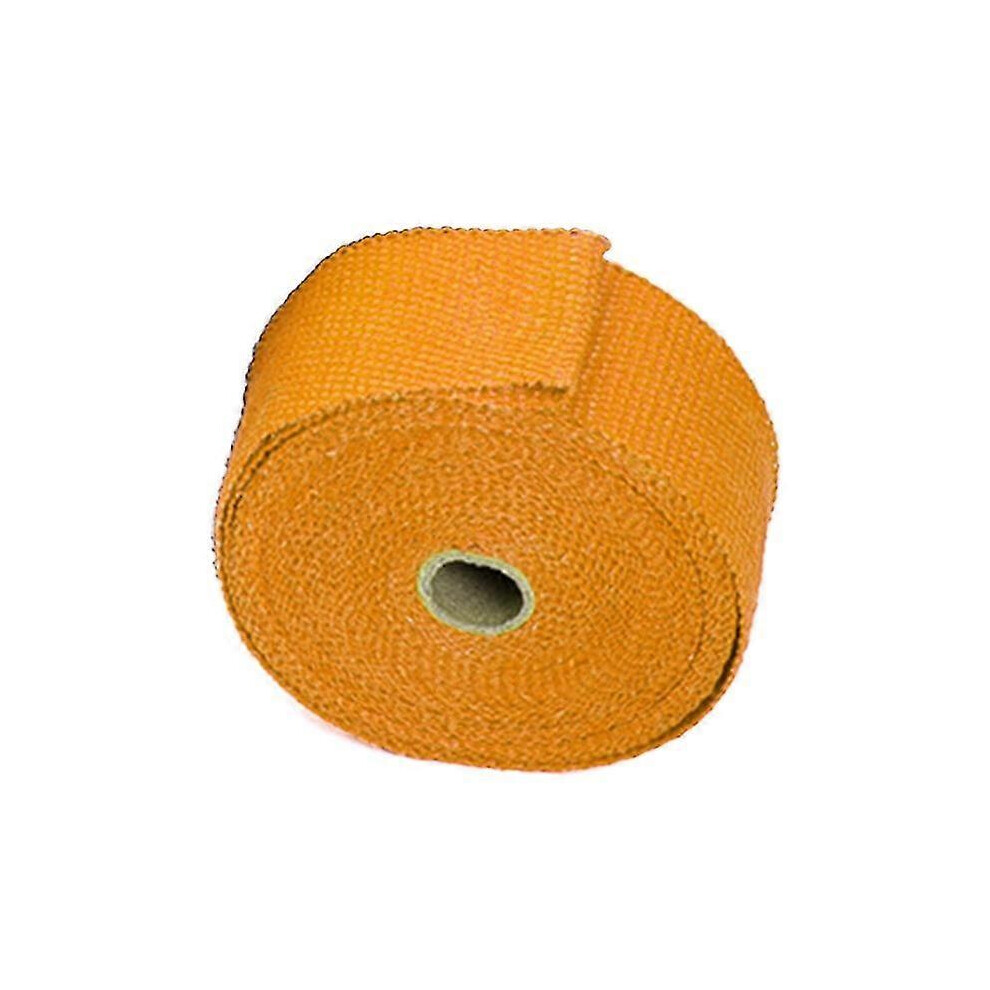 Exhaust Pipe Heat Insulation Tape Fiberglass 50Mm 5 Meters Heat Resistant Orange 6901508047174