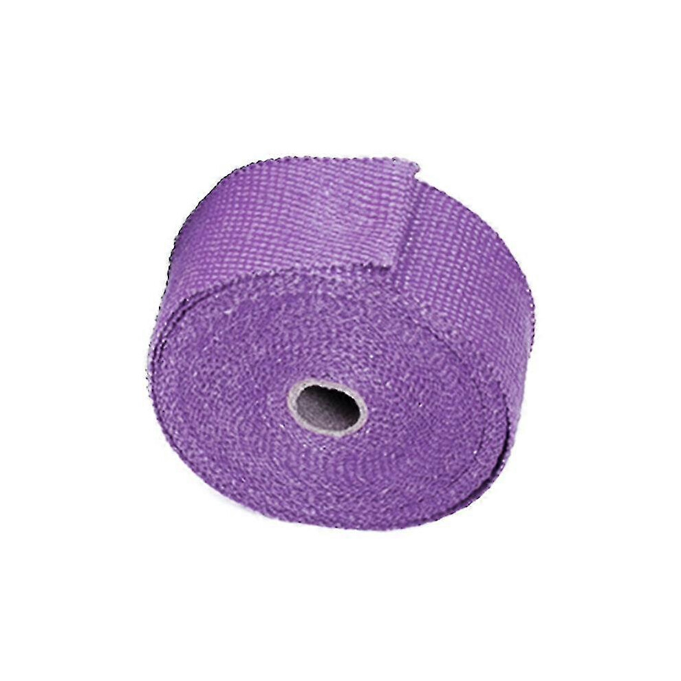 Exhaust Pipe Heat Insulation Tape, 50Mm Wide (Purple), 5 Meters Long High Temperature Protection Purple 6901508047341