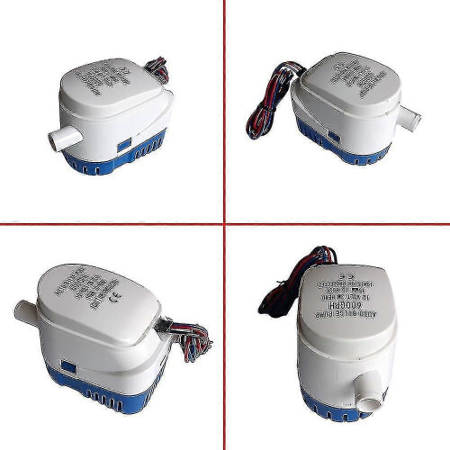 Bomba Submersível Automática 12V 1100GPH para Cais de Barco 1