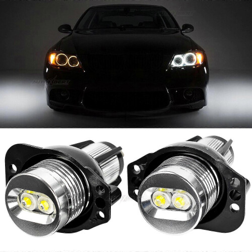 Φῶτα δακτυλίου για LED 2 τεμ. Σέτ για BMW 6000K λευκά φώτα στάθμευσης 1
