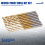 Micro-Twist Drill Bit Set - 10Pcs 0.6mm-2.2mm Tiny Drill Bit 2.35 Shank HSS  Engraving Drill Bits Hole Drilling Tool 6