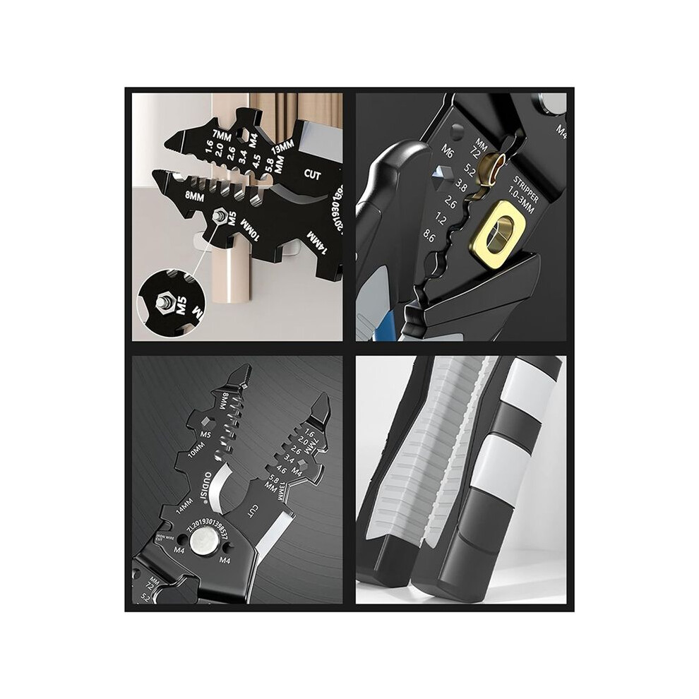 Wire Stripper Tool,25-In-1 Multifunction Wire Strippers Electeical,8Inch Multifunctional Electricion Pliers 6032804065088