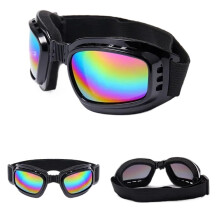 Cycling Sunglasses Foldable Anti Glare UV Protection Windproof Dustproof For Sports Ski Motocross 1 Piece Colorful