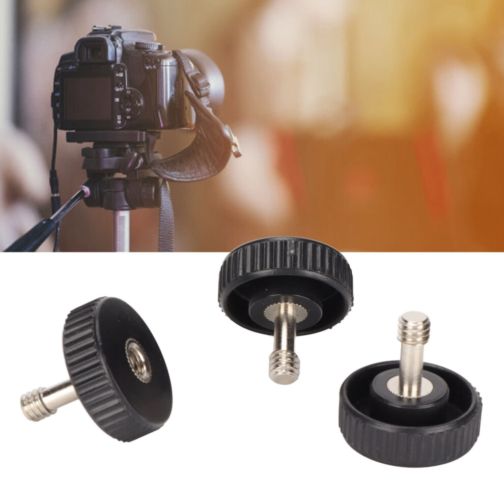 3Pcs 1/4In Male Female Socket Screw Adapter For Camera Flash Brackets 4671375332780