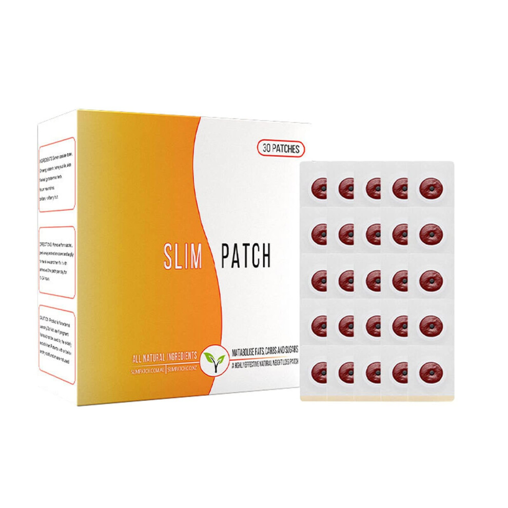 Slimming Patch for Belly Fat with Natural Ingredients, Fast Fat Burning and Easy Navel Application