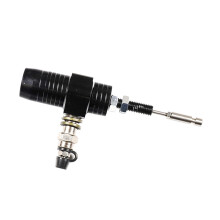 Replacement Aluminum Hydraulic Cylinder Rod Motorbike Brake Cylinder, Motocross Accessory, Black, Easy Installation