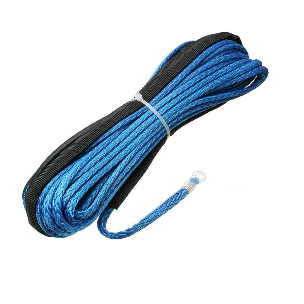 Atv Winch Rope 4.8Mm X 15M Synthetic Tow Rope 2.5 Ton Load For Utv And Boat Red 9187378820315