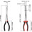 Auto Sparks socket wire distance pliers cable clamp distance tool angled 4