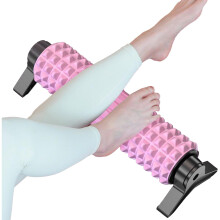 Yoga Roller Foam Roller Ergonomic Portable Rolling Sticks For Legs Back Neck Pink For Gym Fitness Recovery