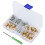 Corrosion Resistant Leather Rivets, Durable Fastening Metal Studs Solid Brass Rust Proof High Precision DIY Leather Accessories With Storage Box 8