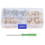 Durable Fastening Leather Rivets, Corrosion Resistant Solid Brass Rust Proof Metal Studs High Precision DIY Leather Accessories With Installation 1