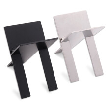 2 Pieces Stainless Steel Foldable Cigar Holder Stand for Travel Fits All Cigar