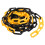 Plastic chain links, 4.8 cm, 3 m, black/yellow 1