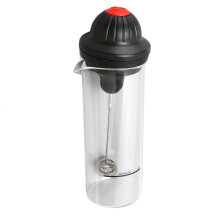 Electric Handheld Milk Frother with Heatproof Glass, Battery Powered