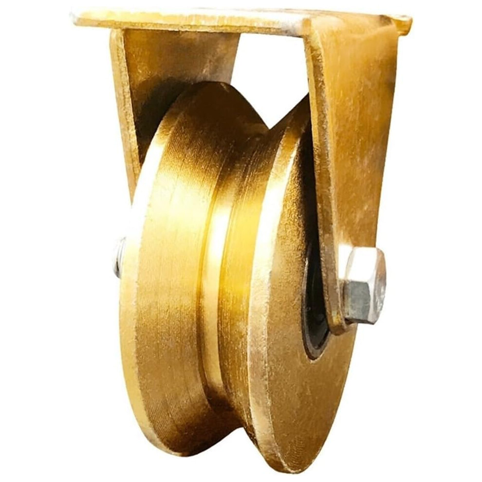 Stainless Steel Pulley Roller 2 Inch V Groove Track Doors Windows Cupboard Bearing Rollers Heavy Sliding Hardware 9187378820490