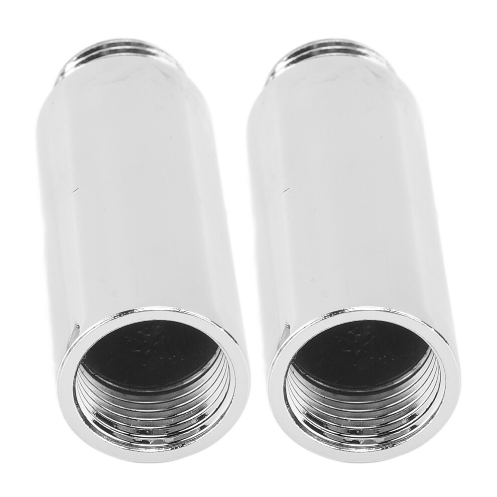 Chrome Shower Arm Extension 2 Pack Stainless Steel 6.1Cm Length For Bathroom 4941375335143
