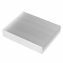 Aluminium-Kühlkörper CPU-Kühler Q80x20x100 Industrielle Kühlrippe