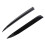 2x spoiler posteriore lucido nero per X6 E71/E72 14
