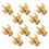 OFC Material MCX Socket PCB End Jacks 4 Pin Female Connectors 50 Ohms 10pcs 1