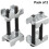 Coil Spring Spacers 2pc Set with 2Way Adjustable Spring Compressor for Suspension Lift and Tire Clearance 2