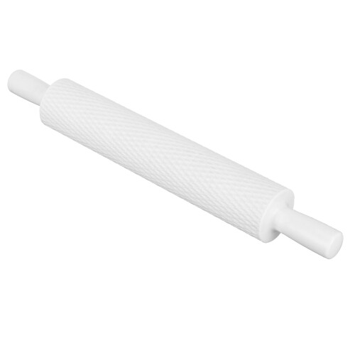 Diamond Grid Fondant Embossing Rolling Pin Baking Dough Roller 36.5x5cm 2