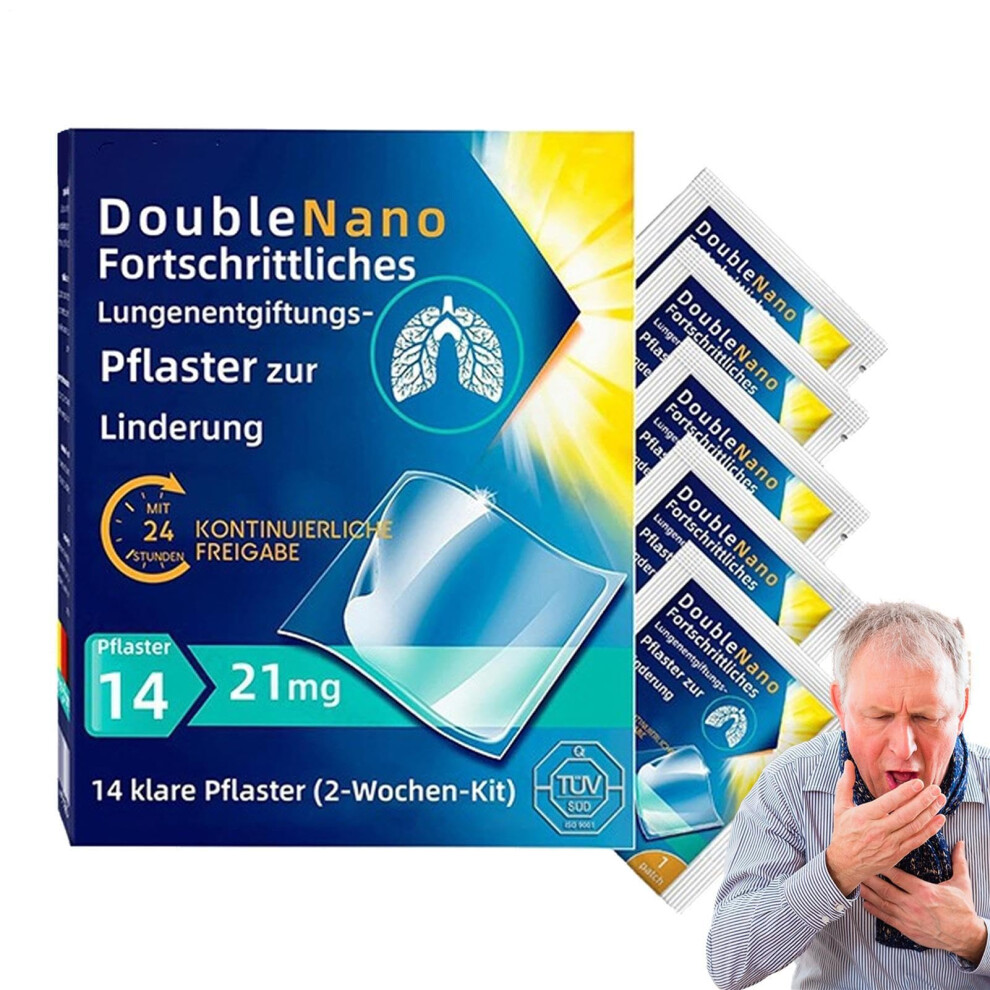 Lung Cleansing Patch 14 Count Breathing Patches, Respiratory Care Plasters, Natural Lung Patch for Travel
