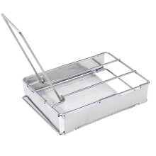 Camping Toaster with Foldable Bread Grill Rack for Even Heat Outdoor BBQ and Picnic