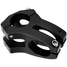 Lenkeraufsatz für Fahrradstange 25,4x35 mm Aluminiumlegierung für Radfahren Schwarz