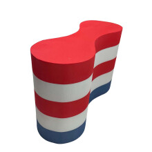 Pull Buoy Float, Pool Training Equipment, Fitness Equipment, Learning Pool, EVA Legs and Hips Support Swimming Buoyancy, Red