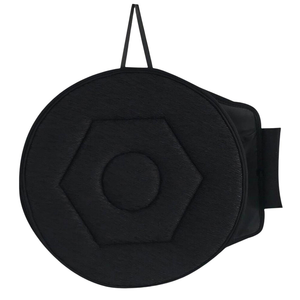 Black 360 Degree Rotating Car Seat Cushion Rotary Chair Cushion Ref: 9884