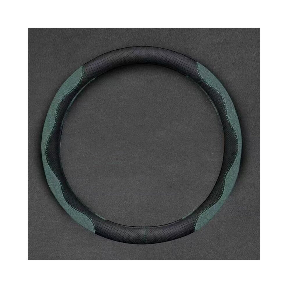 Leather Steering Wheel Cover For Byd Sealion 7 20242025, Antislip Grip, Elastic Fit 3639Cm 9187378381021