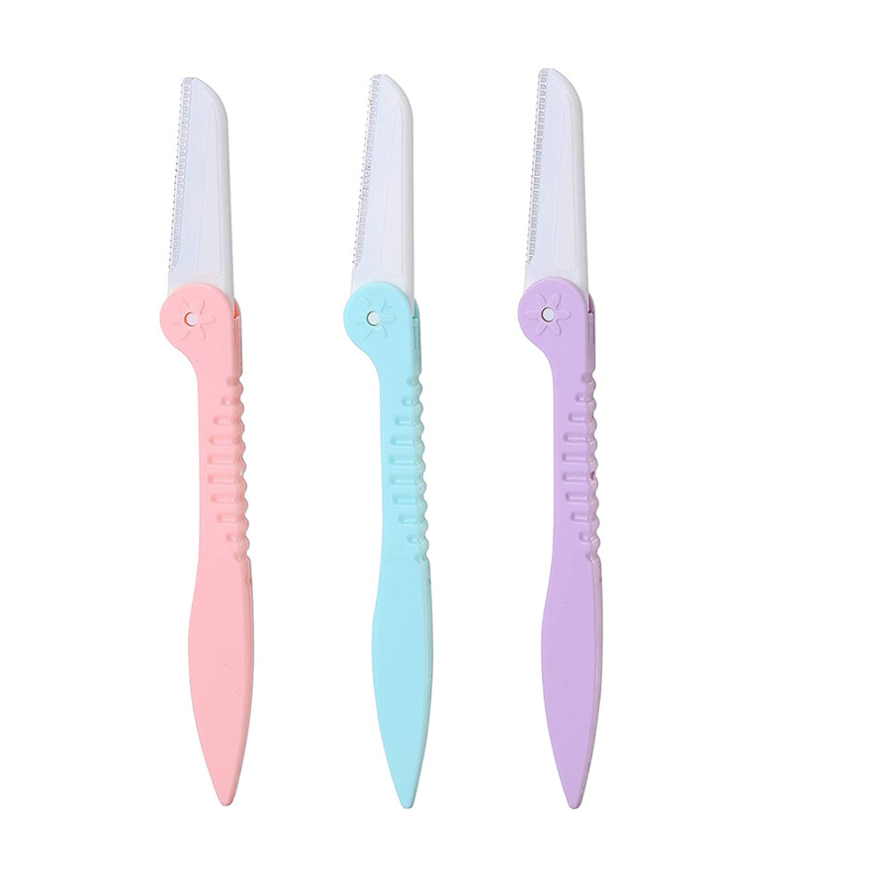 Eyebrow Shaper, Non-Slip Handle Facial Dermaplaning, Foldable Design For Smooth Skin, Exfoliating Eyebrow Trimmers, Eyebrow Razor For Perfect Eyebrow