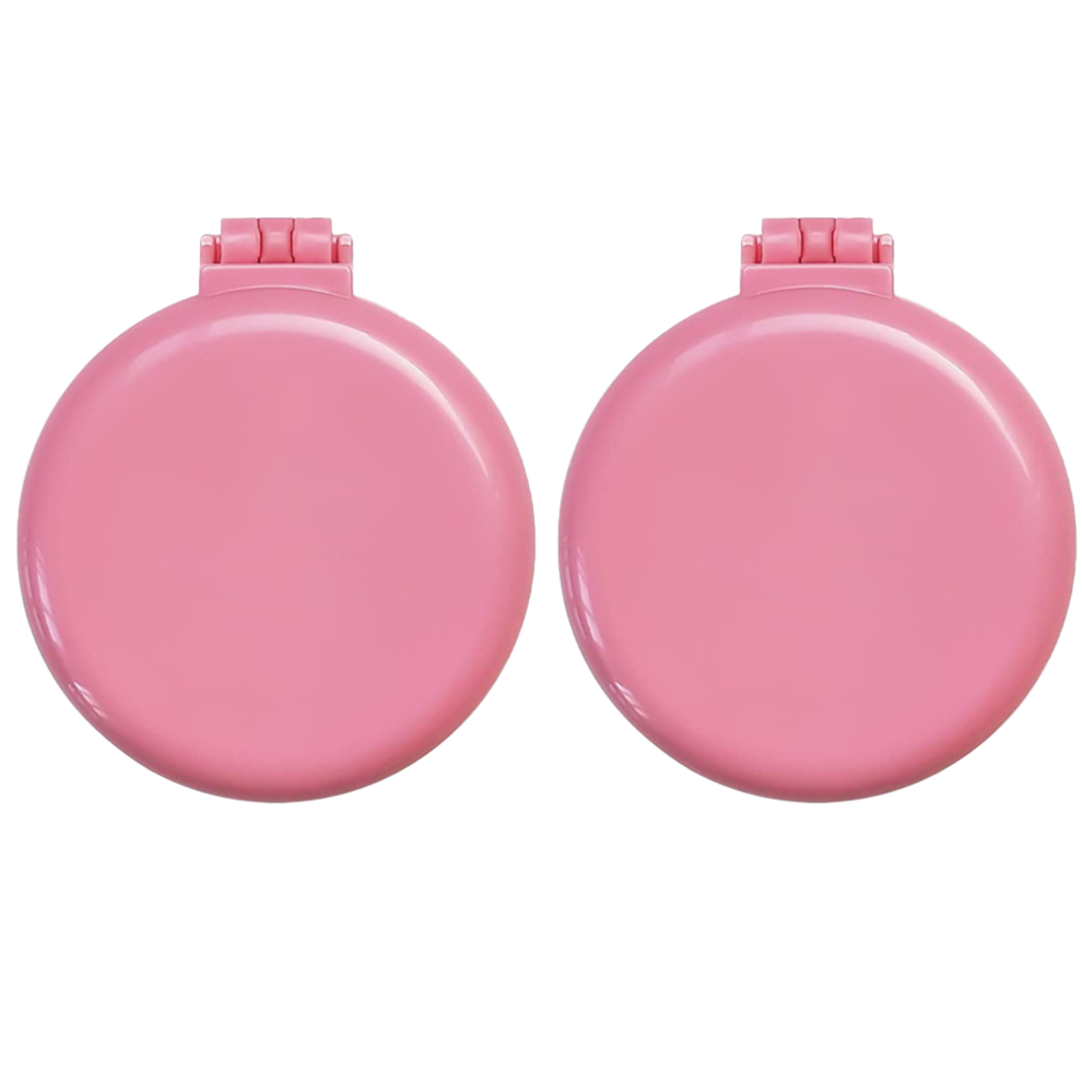 Compact Mirror Bulk, Round Makeup Mirror For Personalized Gifts, Purse Mirror With Foldable Design, Reduces Stress By Providing Scalp Massage