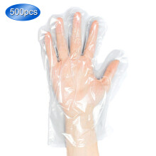 Food Safe Gloves Disposable Poly Plastic Gloves Environmentally Friendly Recyclable Thick Poly PE Anti Skid Latex Free Powder Free Dust Free Workshop