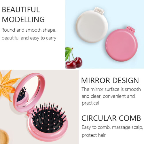 Καθρέφτης Scalp Soother, Συμπαγής με λειτουργία μασάζ στο τριχωτό της κεφαλής, 2