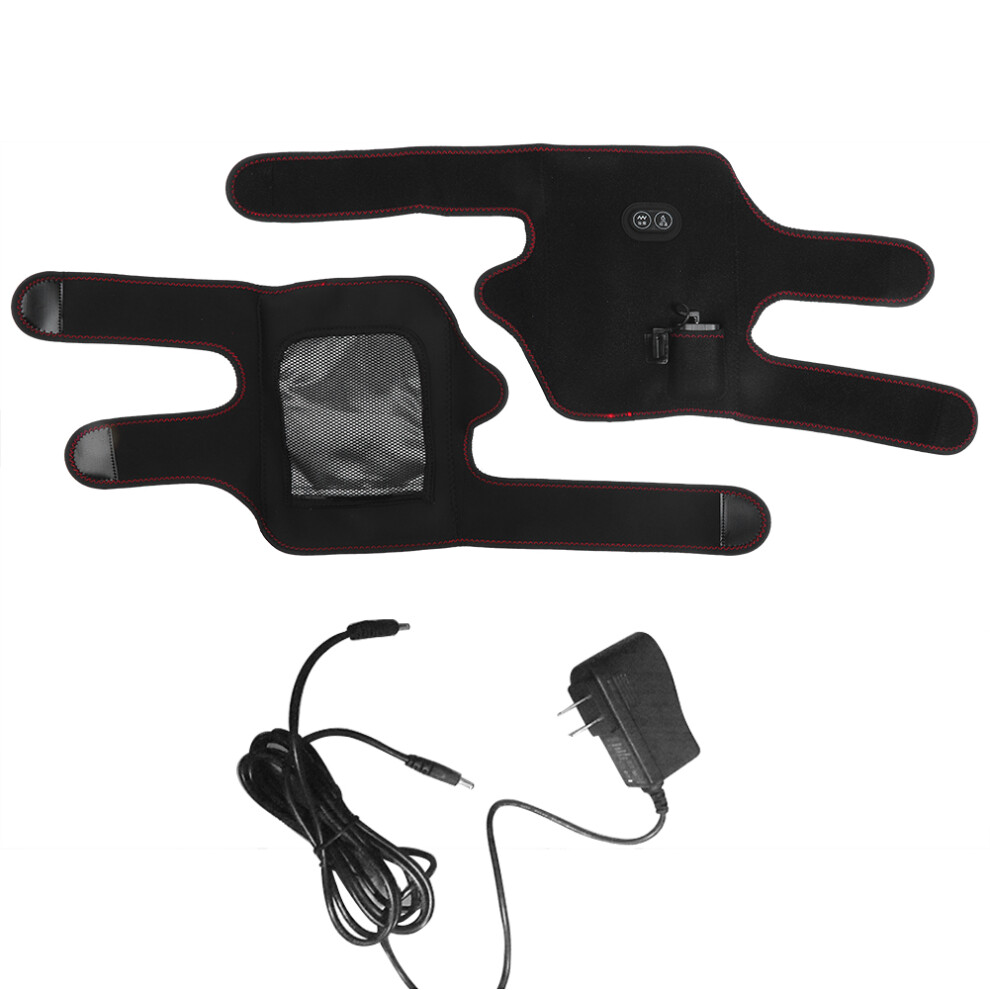 Portable Knee Massager With Heat Heating And Vibration Massage Shoulder Heating Pad Massager Electric Heating For Joint Pain Cordless Knee Massager A