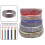 Mosiee 5meter Extension Cable 5 Pin Wire Cord, Hookup Electrical 5 Color Wire Stranded 2