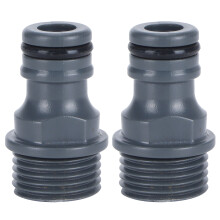 Raccord rapide pour tuyau d'arrosage, matériau ABS, adaptateur de tuyau avec filetage mâle G3/4, connexion facile, haute résistance et